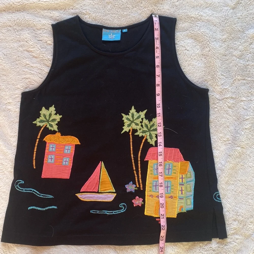 Embroidered Beach Tank - Picture 4 of 5